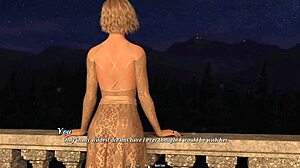 Hot girl masturbates intensely in sex game