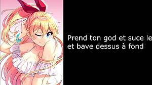 Hentai JOI med Chitoge anallek islek CEI förnedring