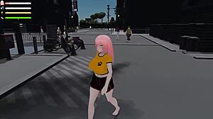 Roxanne Continues Exhibitionist Adventures In Kyonyuu Fantasy