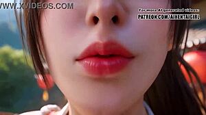 Mai Shiranui Cosplay Tease Leads To Pov Blowjob And Facial In Uncensored Hentai