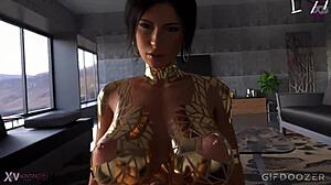 Shoplifter Punished: Strip-Searched, Rimmed, and Creampied by Brutal Guard