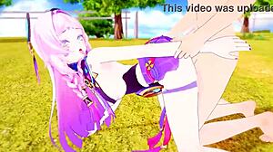 Citlali is getting rough with Aether in this Genshin hentai! 😈