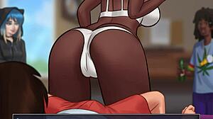 miss dewitt dances in summertime saga lets play