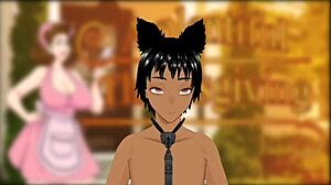 Being kind and helping with thanksgiving, they give thanks with blowjobs.