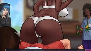 Miss Dewitt dansează în Summertime Saga Let's Play