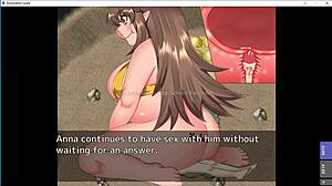 Anna's Domination Quest Game Scenes