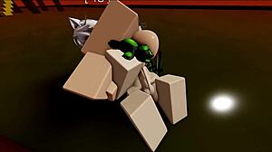 Roblox fight goat-animasjoner viser episk kamper