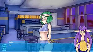 i teach redhead ada in her new uniform with monster in night lessons part 6