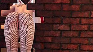 Harley Bad Girl 3d Hentai Big Dick Handjob Gloryhole Mouth Fuck Bed Blowjob Facial