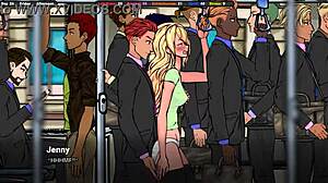 Stranger Brings Her To Orgasm On Bus In Hentai Game