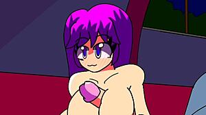 rose uses her tits to make you cum in anime