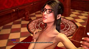 James Presses Amelie's Breasts in Lust Academy Game