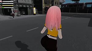 Roxanne Continues Exhibitionist Adventures In Kyonyuu Fantasy