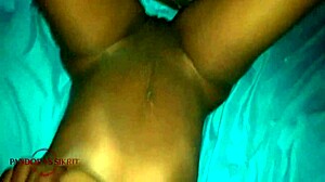 She passionately sucked my dick while watching cartoons with excitement. Feeling the wet pussy.