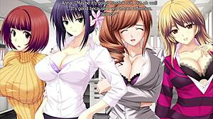 anna in the busty bondage suit for some erotic fun