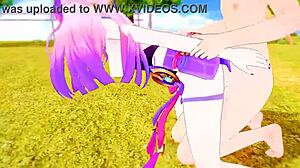 Citlali is getting rough with Aether in this Genshin hentai! 😈