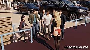 Lulu Dances on Stage in Lingerie