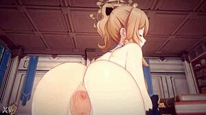 Jeanのバックアクション😏