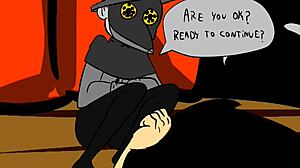 enf parody animation... naked orgasm hits hard