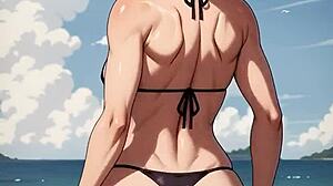 Hange Zoe Likes Sunbathing With Hairy Armpits