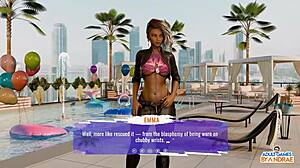 Emma gets fucked intensely by the beach in grand tits adventure ep11 gameplay