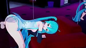 Hatsune Miku Takes a Lucky Guest Backstage