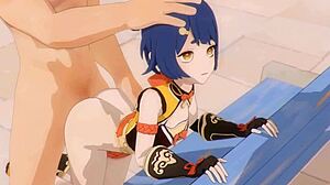 xiangling experiences rough treatment in hentai animation. More on http motriael com 71lv.