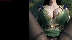goddess temptress awaits in 3d animated hentai beauty