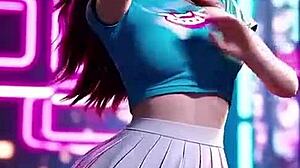 D.Va Flirts with Erotic Dance in Overwatch 3D