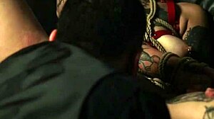 Does dominated goth babe have intense squirting orgasm?