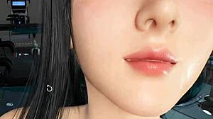 Juzi performs a handjob in this POV scene