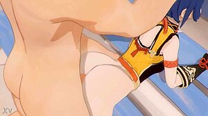 Xiangling prožívá drsný handling v hentai animaci