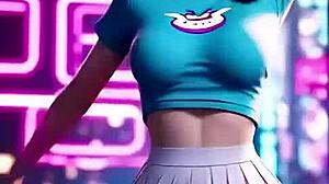 D.Va Flirts with Erotic Dance in Overwatch 3D