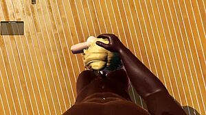 Blowjob Blondy Slut Devours Monster Cock