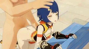 xiangling experiences rough treatment in hentai animation. More on http motriael com 71lv.