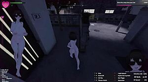 Manaka Flashes In Residential Area Uncensored