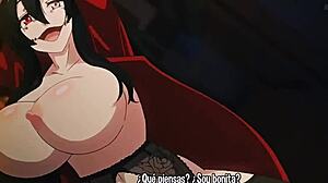 monk and woman exhibitionist display in public setting