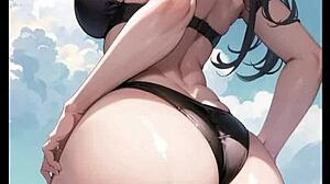 Beautiful Selection of Booty Anime Girls with Cute Asses