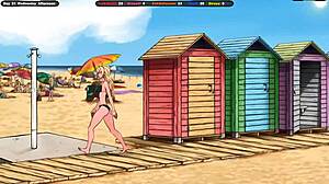 Wow, that lustful landlord teaches innocent jenny passionate kissing!