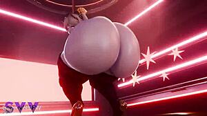 wanna see burnice's big ass twerk before anal pounding in 3d hentai?