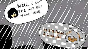 enf parody animation... naked orgasm hits hard