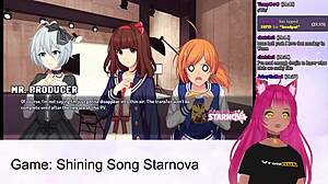 Vtuber Lewdneko hraje Shining Song Starnova Julie Route Část 3