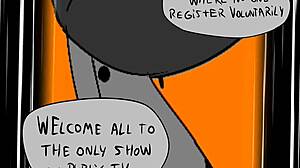 enf parody animation... naked orgasm hits hard