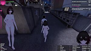 Manaka Flashes In Residential Area Uncensored