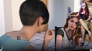 i'm riding that redhead wife's wet pussy in boundaries of morality 2 with big tits and stockings