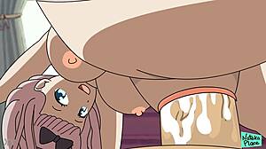 kaguya-sama love is war parody in naruto hentai style