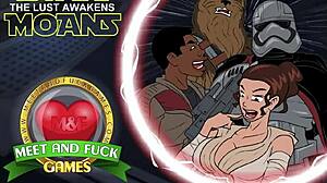 Star Wars Moans Awaken with Intense Titjob Action!