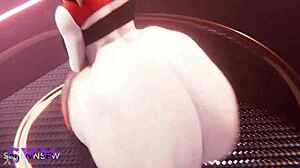 wanna see burnice's big ass twerk before anal pounding in 3d hentai?