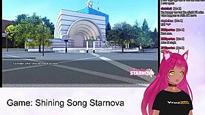Vtuber Lewdneko joue Shining Song Starnova route Julie partie 3