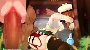 Reisalin's hidden forest fuck with Ryza Stout ends in creampie